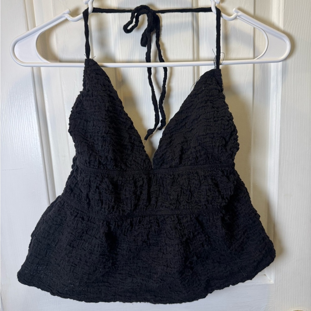 Low back babydoll Halter Top